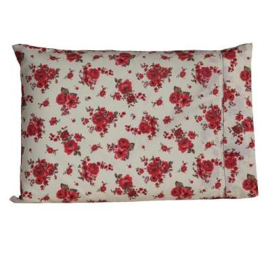 Imagem de Fronha Estampada Avulsa Ponto Palito Percal 150 Fios 70cm X 50cm - MR 