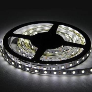 Imagem de Fita Led Branco 12V Rolo 05 Metros 10Mm 14,4W/Metro 60 Led/Metro 720lm
