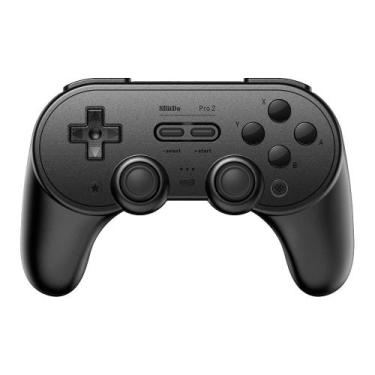 Imagem de Controle Com Fio 8BitDo Pro 2 Hall Edition, Preto - 82BB02E