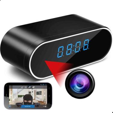 Imagem de Mini Câmera Escondida Z10 W-Fi Formato Relógio Digital Filmadora Secre