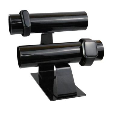 Imagem de Expositor de Porta Pulseira ou Relógio Duplo - Preto - AMZ - Lm Balcoe