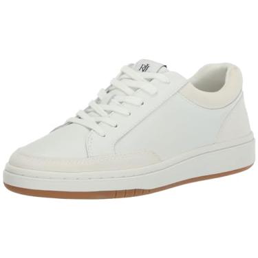 Imagem de Lauren Ralph Lauren Tênis feminino Hailey, Branco neve/Club House Cream, 34