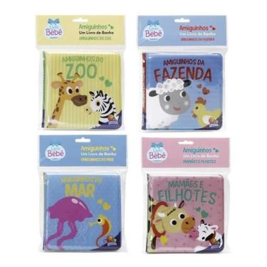 Imagem de Amiguinhos Do Banho - Kit C/ 4 Livros - Tamanho 15 X 15 Cm - Todolivro