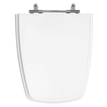 Imagem de Assento Sanitário Stylus Excellence Branco Tampa para Vaso Celite em Madeira Laqueada