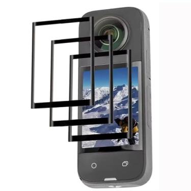 Imagem de LXEEOLX [Pacote com 3 protetores de tela curva 3D para Insta360 X4, protetor de tela de smartwatch macio PET de cobertura total [resistente a arranhões] [livre de bolhas] (não vidro temperado)