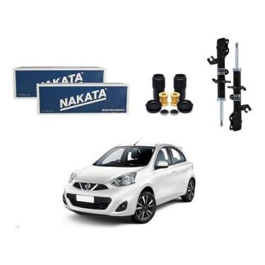 Imagem de Kit Amortecedor Dianteiro March 1.0 1.6 2015 A 2019 - Nakata