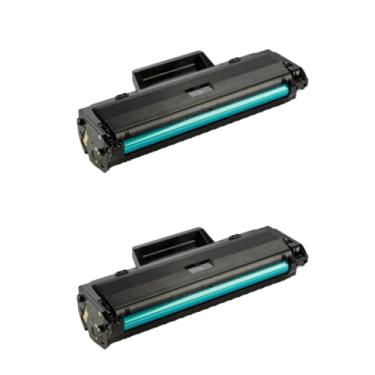 Imagem de Kit 2 Toner P/ H.p 105a W105a 107a 107w 135a - Com Chip, Compatível, até 1000 impressões, black, preto.