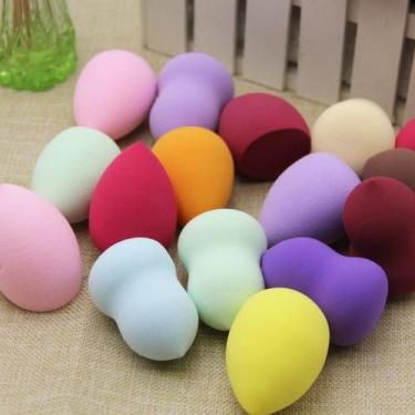 Imagem de Kit 12 Unidades Esponja Maquiagem Beauty Blender Forma 360º Feminina -