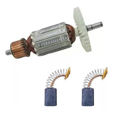 Imagem de Induzido + E. Carvão Para Serra Mármore Metabo Tc4110 110v - Bolte