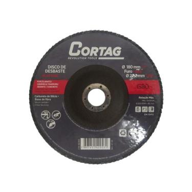 Imagem de Disco Flap de Desbaste 7 Polegadas G 80 Cortag