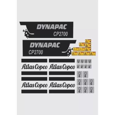 Imagem de Kit Adesivos Dynapac Cp2700 Atlas Copco - SPTS