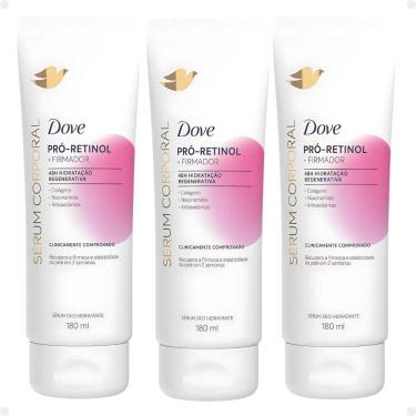 Imagem de Kit Dove Pró-Retinol + Firmador: 3 Sérum Corporal Hidratante 180ml