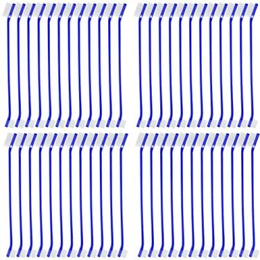 Imagem de Honeydak Escova de dentes para cães, escova dentária de duas cabeças, kit de escovação de dentes para cães, cabo longo, escova de dentes para filhotes, gatos grandes e pequenos e a maioria dos animais