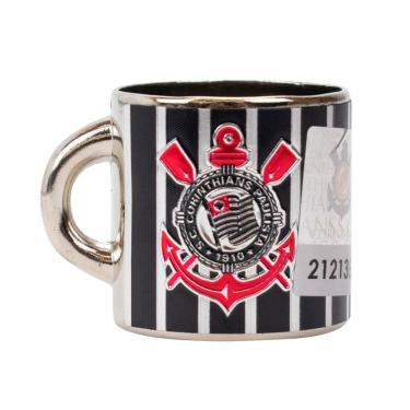 Imagem de Mini Caneca Decorativa Ímã Metal 3.5Cm - Corinthians