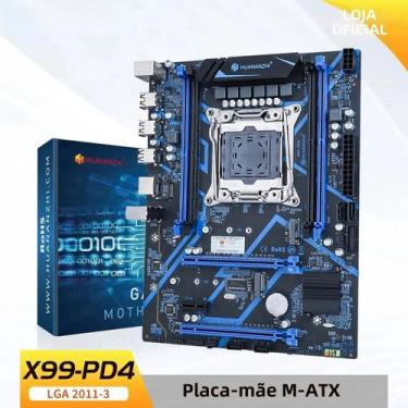 Imagem de Placa-Mãe X99 Huananzhi PD4 LGA 2011-3 - Intel Xeon E5 V3/V4 - DDR4 - 
