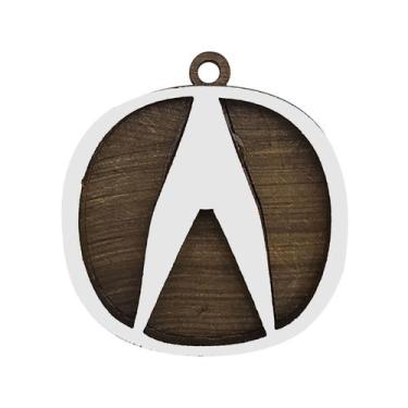 Imagem de Chaveiro 3d Marca Acura 4cm Mdf Madeira Decorada - ATACADÃO DO ARTESAN
