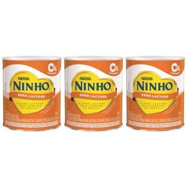 Imagem de Kit Composto Lácteo Ninho Forti+ Zero Lactose 700g - 3 Unidades