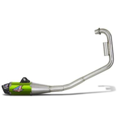 Imagem de Escapamento Powercore 4 Titan 150 Esd 2005/08 Verde - PRO TORK, VERDE,