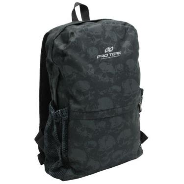 Imagem de Mochila Feminina Masculino Adulto Pro Tork Shadow Skull, Verde, Único