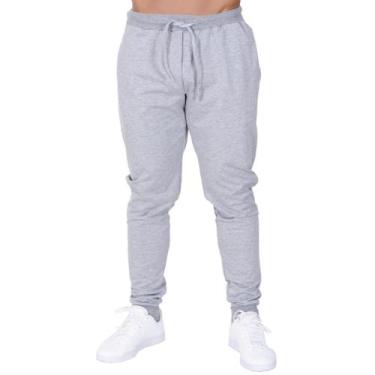 Imagem de Calça Esportiva Plus Size Moletom Com Bolso Lisa Casual Unissex - Fris