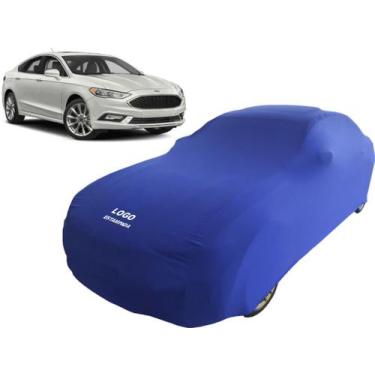 Imagem de Capa Para Carro De Tecido Lycra Ford Fusion Anti-risco - Mz, Azul