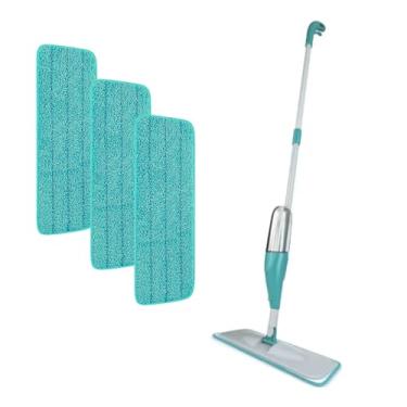 Imagem de Mop Spray Rodo Magico NO2PROBLEMS Esfregão Reservatório Limpeza Profunda (MOP SPRAY + 3 REFIS)