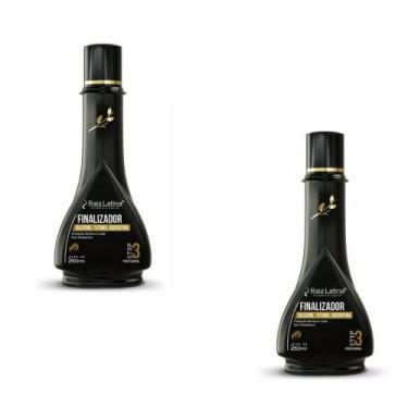 Imagem de 2 x raiz latina finalizador de tutano com silicone e queratina 250 ml