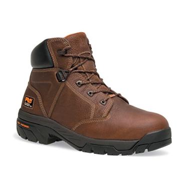 Imagem de Timberland PRO Bota masculina Helix 15 cm impermeável com bico de segurança, Marrom, 46