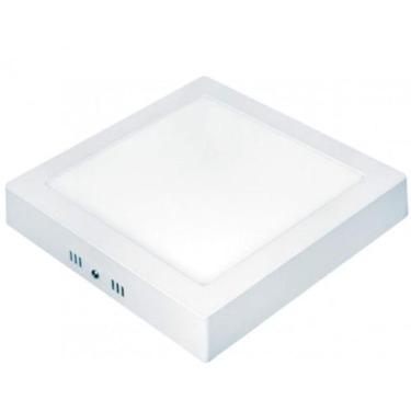 Imagem de Plafon Led Sobrepor Quadrado 24W 4100K Leitoso Blumenau, Branco