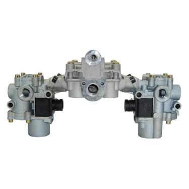 Imagem de Lnkvorx Modulador de válvula de relé ABS 4725001230 - compatível com pacote de eixo ABS Wabco 4725001230 - Adequado para Freightliner|Mack|Meritor|Kenworth|Peterbilt|Euclid|Volvo Trucks Válvula de