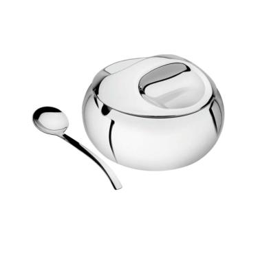 Imagem de Farinheira Tramontina Aço Inox 2 Peças 0,68L Service Pequena 