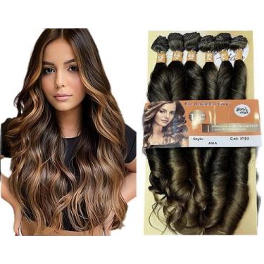 Imagem de Cabelo Bio Orgânico Fiber Yan Hair Estilo Ana 70cm - GM Hair, 1B/27