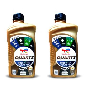Imagem de Kit 2 Litros Oleo Motor 0w20 Sintetico Total Quartz 9000 Xtra Future Fgg