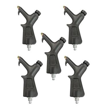 Imagem de 5 Bico Pistola Botão Limpeza Ar Cabine Caminhão + Conector - TOP-AR