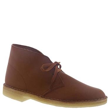 Imagem de Clarks Desert Boot Dark Tan Leather 8.5 D (M)