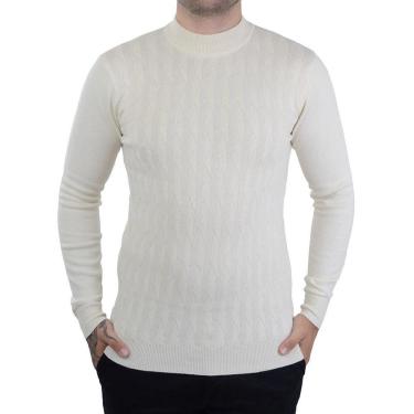 Imagem de Blusa Masculina Broken Rules Tricot Off white - 590182-Masculino