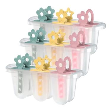 Imagem de Kit 3 Formas Picolé 6 Palitos Sorvete Picoleteiras Sanremo