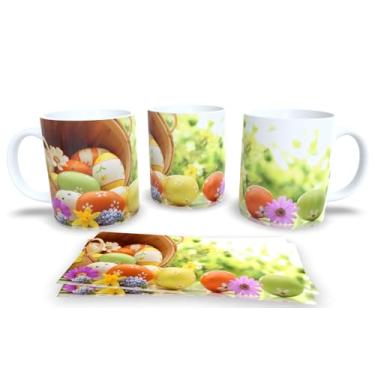 Imagem de Canecas Branca de Porcelana Personalizadas Pascoa 4 (Pascoa 77)