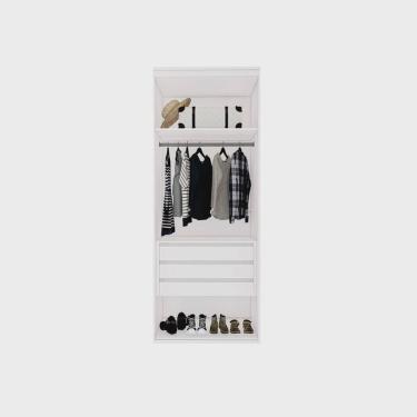 Imagem de Módulo para Closet sem Porta com Gaveta Branco