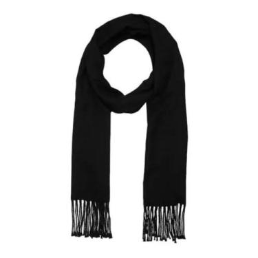 Imagem de Cachecol Pashmina Xale Clássico Scarf. Ref: 273 - Stylestore, Preto
