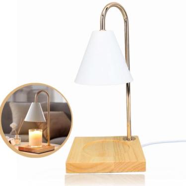 Imagem de Luminária Aquecedora Vela Aromática De Mesa Moderna Quarto - Genérica