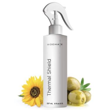 Imagem de Spray de proteção térmica MOEHAIR Secador de cabelo e chapinha 240mL