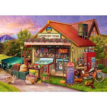 Imagem de HUADADA Jigsaw Puzzles for Adults 1000 Pieces, Country Store Interlock Perfectly Letter on Back No Dust, Home Decor Birthday Party Gift Toy for Men Women Olders Seniors (27.5"x19.6"), 1:1 Poster