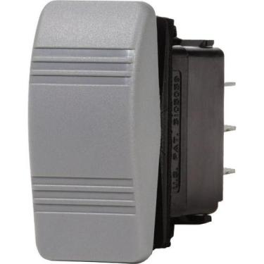Imagem de Interruptor Botão On Off 12V-24V Marinizado Branco 2Pinos - Abrolhos N