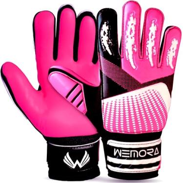 Imagem de WEMORA Luvas De Goleiro De Futebol Para Crianças, Jovens E Meninos, Antiderrapantes De 4 Mm, Com Aderência Forte Na Palma Da Mão