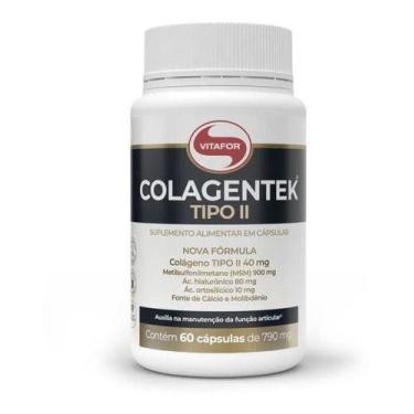 Imagem de Colagentek Tipo 2 Vitafor 60 Cápsulas de 790mg