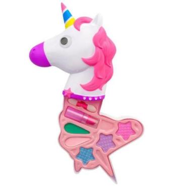 Imagem de Kit maquiagem infantil de morango coração e maça - Little Beauty, Unic