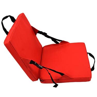 Imagem de CH Cushion Portátil Portátil Macio Confortável e Confortável Com Encosto para Câmeras de Caminhada de Câmeras Ao Ar Livre OfficeBlue ou Cadeiras de estádio. CH Cushion Cushionch Back Supportback