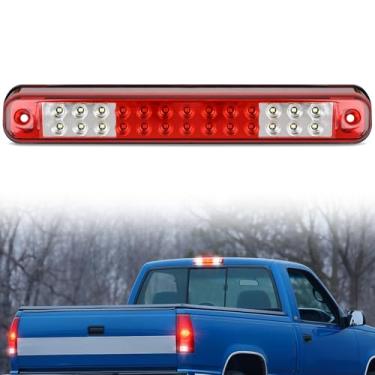 Imagem de Nilight Terceira luz de freio traseira de montagem alta 3ª parada de carga luzes ré lente vermelha compatível com Chevy GMC C/K Series 1500 2500 3500 1988-2000 Chevrolet Blazer 1992 1993 Chevy
