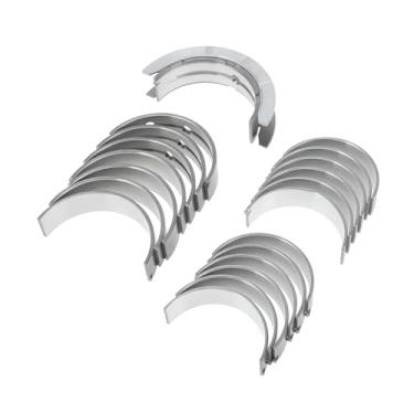 Imagem de Motoforti Kit de rolamento principal e biela No.12610603/12610604 para Chevrolet Malibu 08-11 motor manivela, rolamento de haste prateado peças